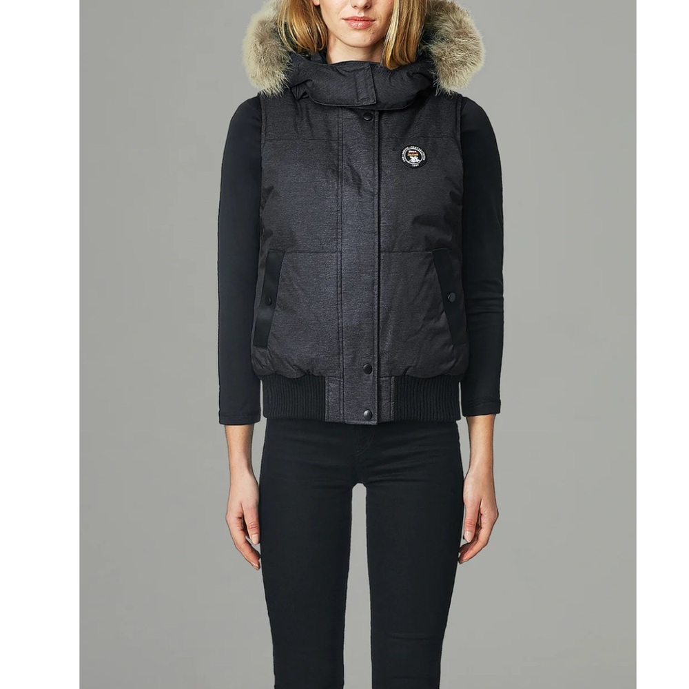 Triple F.A.T. Goose vest with Fur Hood